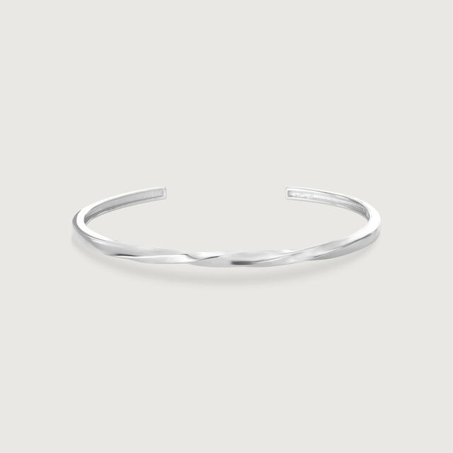Twisted Texture Silver Kada,,hi-res image number null