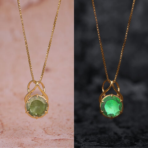 Firefly Twinkle Gold & Amethyst Pendant