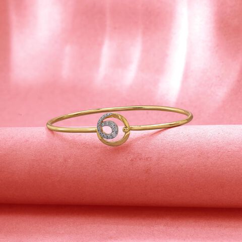 Chic Loop Diamond Bangle