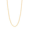 18KT Yellow Artistic Gold Chain With A Delicate Link Pattern,,hi-res view 1