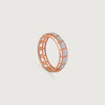 Cubic Splendor Gold & Diamond Finger Ring,,hi-res view 3