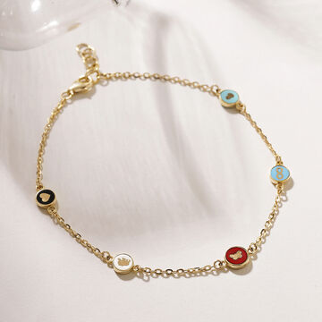 18KT Yellow Gold Aurora's Whispers Bracelet
