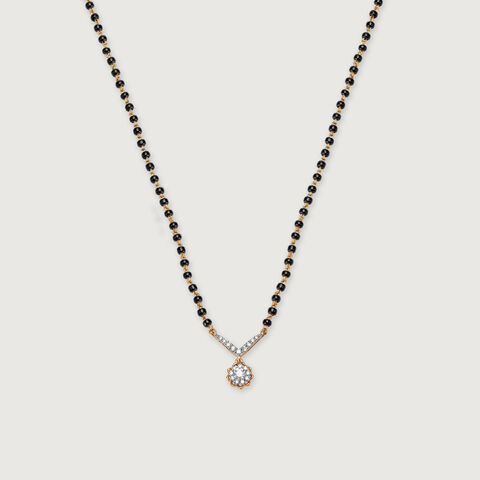 14KT Idyllic Diamond Mangalsutra