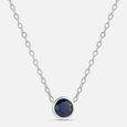 Blue Wave Silver Necklace,,hi-res view 3