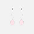 Soft Glam Silver Hoop Earrings,,hi-res view 3