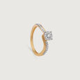 Forever Linked Gold & Diamond Finger Ring,,hi-res view 3