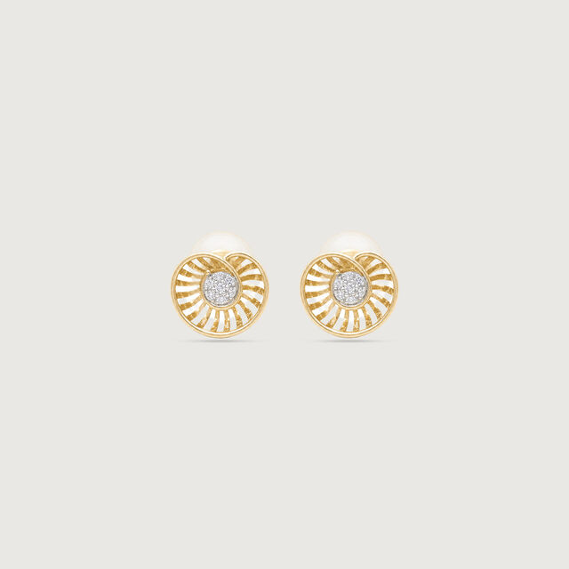 Radiant Rhythm Diamond Stud Earrings,,hi-res image number null