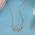 Lumina Blossom 14KT Gold & Diamond Necklace,,hi-res view 1