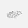 Braided Elegance Silver Toe Rings,,hi-res view 4