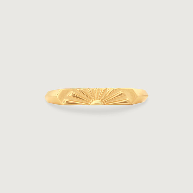 Radiant Minimal Gold Ring,,hi-res image number null