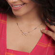 Eternal Eclat 18 Kt Gold and Diamond Vati Mangalsutra,,hi-res view 2