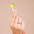 Sculpted Distinct Tsavorite Gold Ring,,hi-res view 2