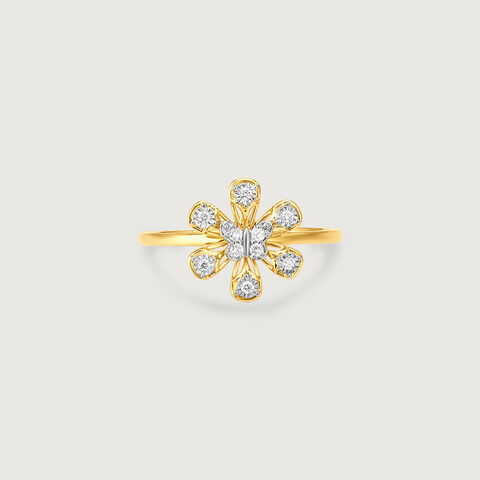 Floral Flutter Diamond Ring