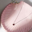 Radiant Ruby Silver Necklace,,hi-res view 1