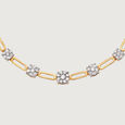 Sparkling Connection Gold & Diamond Bracelet,,hi-res view 4