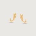 Chevron Trend Gold Stud Earrings,,hi-res view 3