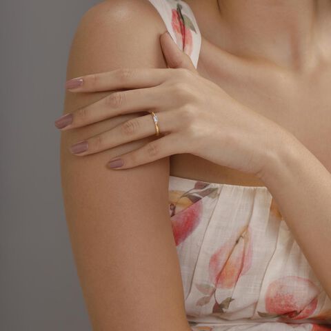 Brilliance Line Diamond Ring