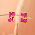 Cherry Chalice 14KT Ruby Stud Earrings,,hi-res view 1