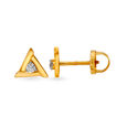 Delta Diamond Stud Earrings,,hi-res view 2