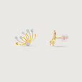 Dandelion Shine Diamond Stud Earrings,,hi-res view 4