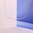 Sculptural Angular Diamond Necklace,,hi-res view 1