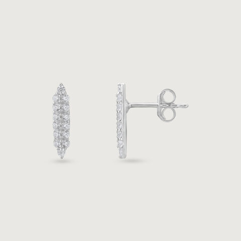 Classic Glow Silver Drop Earrings