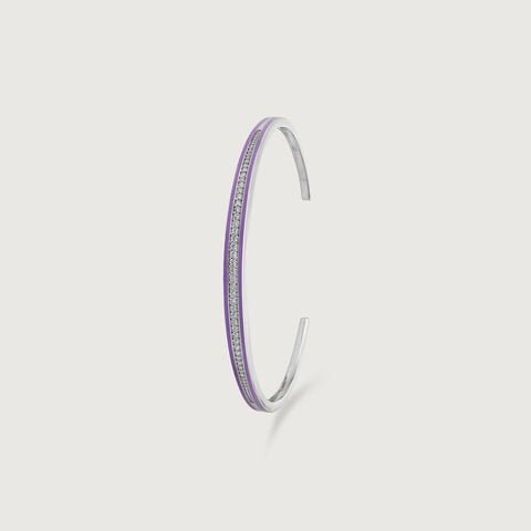 Radiant Halo Silver Bangle