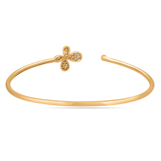 Mamma Mia 14 KT Yellow Gold Free Spirit  Bangle,,hi-res view 4