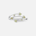 Playful Petals Silver Finger Ring,,hi-res view 3