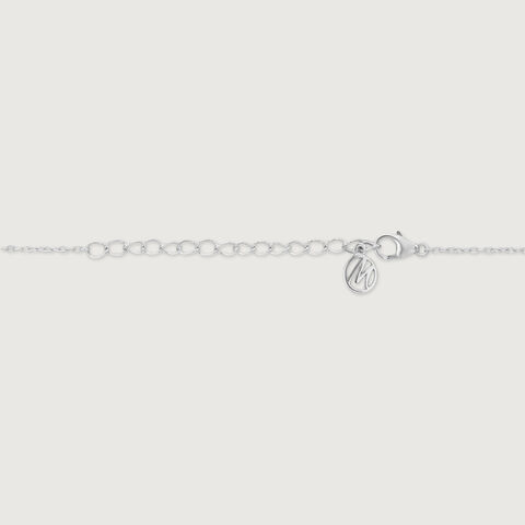 Classic Circle Silver Necklace