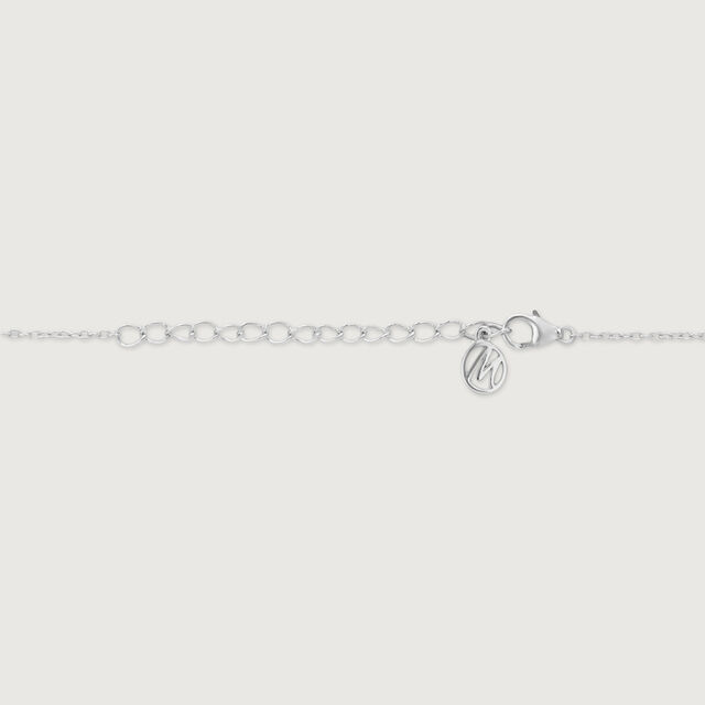 Classic Circle Silver Necklace,,hi-res image number null