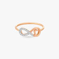 Infinity Whisper Diamond Ring,,hi-res view 2
