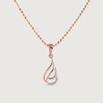 Graceful Charm Gold & Diamond Pendant,,hi-res view 3