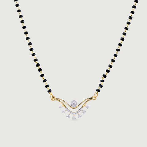Serenade Shine Gold and Diamond Mangalsutra