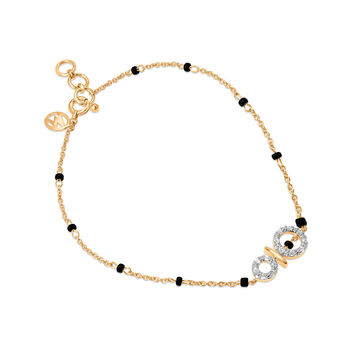 14 KT Splendid Diamond Mangalsutra Bracelet