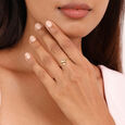 Sleek Overlap Gold Ring,,hi-res view 2