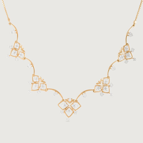 Lippan Luster Gold & Diamond Necklace
