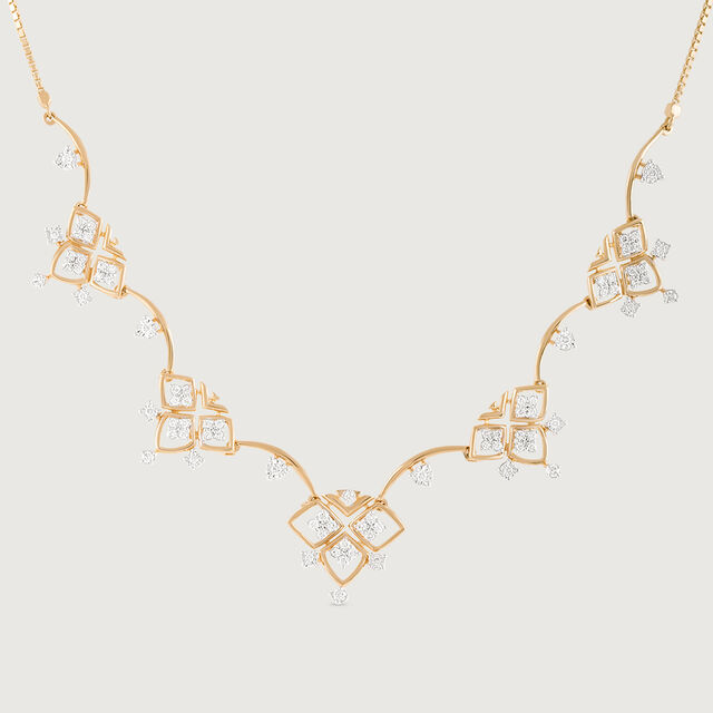 Lippan Luster Gold & Diamond Necklace,,hi-res image number null