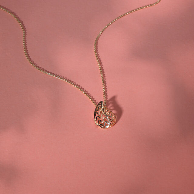 14KT Gleaming Harvest Gold Pendant,,hi-res image number null