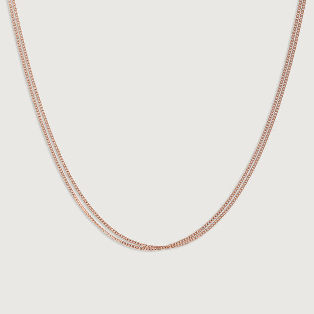 Double Link Rose Gold Chain,,hi-res image number null