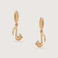Sonic Symphony 14KT Gold Drop Earrings,,hi-res view 3