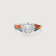 Earthy Chic Silver Ring,,hi-res view 3