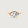14KT Yellow Gold Diamond Nose Pin,,hi-res view 3