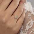 Eternal Bloom 14 kt Gold & Diamond Finger Ring,,hi-res view 2