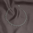 Chic Fringe Silver Anklet,,hi-res view 1