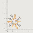 Sparkling Moonlight 14KT Diamond Pendant,,hi-res view 4