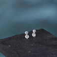 Playful Spark Silver Drop Earrings,,hi-res view 1