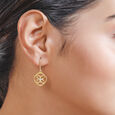 14KT Modern Glam Diamond Drop Earrings,,hi-res view 3