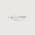 Bold Structured Silver Ring,,hi-res view 4