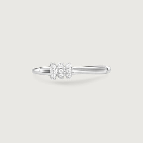 Bold Structured Silver Ring